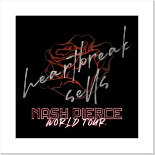 Nash Pierce World Tour - Heartbreak Sells Option 2 Posters and Art